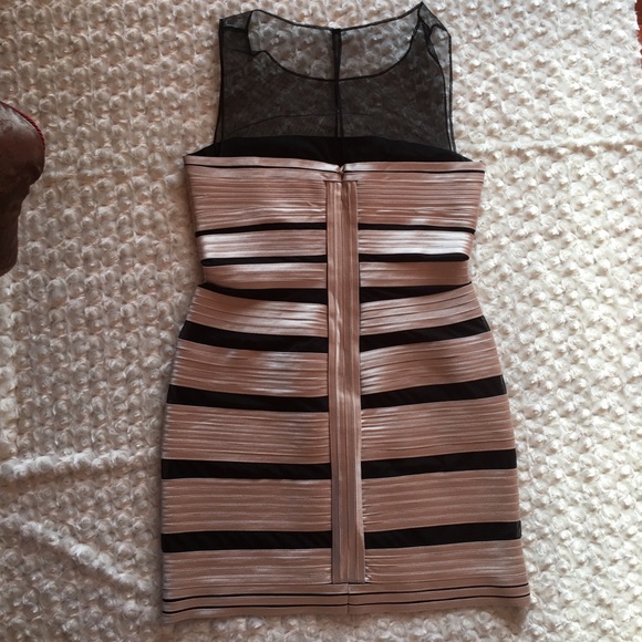 Bcbg Maxazria Mesh Bandage Dress - Picture 6 of 8